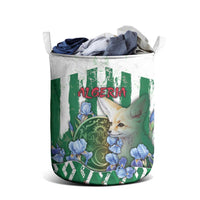 Algeria Laundry Basket Fennec And Iris Grunge Style - Wonder Print Shop