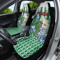 Algeria Car Seat Cover Fennec And Iris Grunge Style - Wonder Print Shop