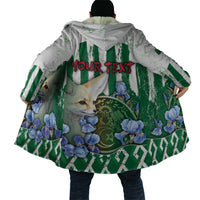 Personalized Algeria Cloak Fennec And Iris Grunge Style - Wonder Print Shop