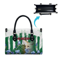 Algeria Leather Bag Fennec And Iris Grunge Style - Wonder Print Shop