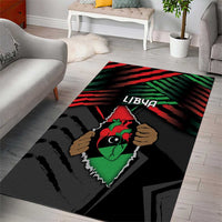 Libya In My Veins Area Rug - Wonder Print Shop