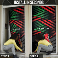 Personalized Libya In My Veins Door Cover - Wonder Print Shop
