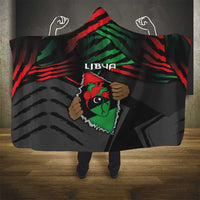 Libya In My Veins Hooded Blanket - Wonder Print Shop