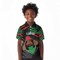 Personalized Libya In My Veins Kid Polo Shirt - Wonder Print Shop