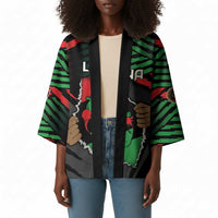 Personalized Libya In My Veins Kimono - Wonder Print Shop