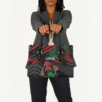 Libya In My Veins Leather Bag - Wonder Print Shop