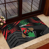 Libya In My Veins Rubber Doormat - Wonder Print Shop