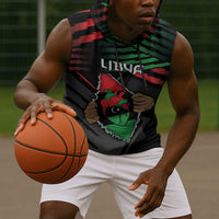 Personalized Libya In My Veins Sleeveless Hoodie - Wonder Print Shop