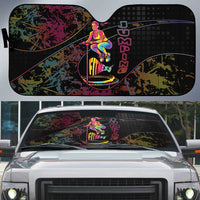 Jumping Fitness Auto Sun Shade Trampoline Workout Pop Art