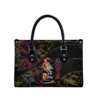 Jumping Fitness Leather Bag Trampoline Workout Pop Art
