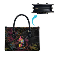 Jumping Fitness Leather Bag Trampoline Workout Pop Art