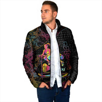 Personalized Jumping Fitness Padded Jacket Trampoline Workout Pop Art