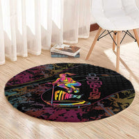 Jumping Fitness Round Carpet Trampoline Workout Pop Art