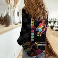 Personalized Jumping Fitness Women Casual Shirt Trampoline Workout Pop Art