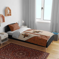 Cowboy Bedding Set Horse Riding Retro Western Yoke