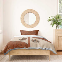 Cowboy Bedding Set Horse Riding Retro Western Yoke