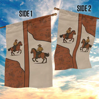 Cowboy Garden Flag Horse Riding Retro Western Yoke