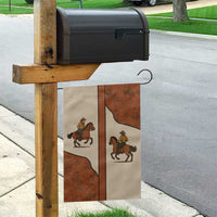 Cowboy Garden Flag Horse Riding Retro Western Yoke