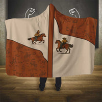 Cowboy Hooded Blanket Horse Riding Retro Western Yoke