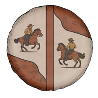 Cowboy Spare Tire Cover Horse Riding Retro Western Yoke