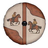 Cowboy Spare Tire Cover Horse Riding Retro Western Yoke