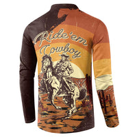 Cowboy Button Sweatshirt Ride Em Cowboy