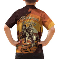 Cowboy Family Matching Tank Maxi Dress and Hawaiian Shirt Ride Em Cowboy