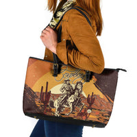 Cowboy Leather Tote Bag Ride Em Cowboy