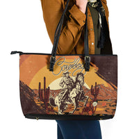 Cowboy Leather Tote Bag Ride Em Cowboy