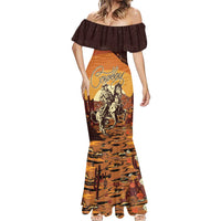 Cowboy Mermaid Dress Ride Em Cowboy