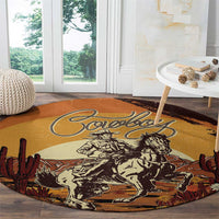 Cowboy Round Carpet Ride Em Cowboy