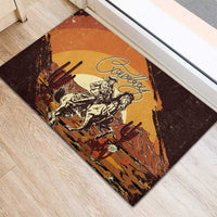 Cowboy Rubber Doormat Ride Em Cowboy