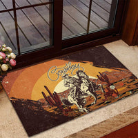 Cowboy Rubber Doormat Ride Em Cowboy