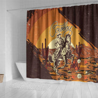 Cowboy Shower Curtain Ride Em Cowboy