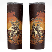 Cowboy Skinny Tumbler Ride Em Cowboy