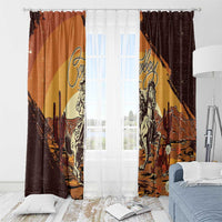 Cowboy Window Curtain Ride Em Cowboy