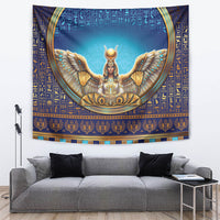Egyptian Goddess Isis Tapestry Ancient Mythology Winged Queen