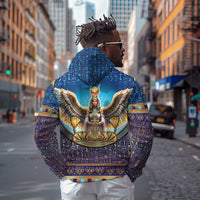 Egyptian Goddess Isis Zip Hoodie Ancient Mythology Winged Queen