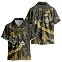 Egyptian God Thoth Kid Hawaiian Shirt Ancient Mythology Ibis Wisdom Hieroglyphic DT05