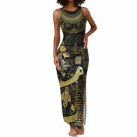 Egyptian God Thoth Tank Maxi Dress Ancient Mythology Ibis Wisdom Hieroglyphic