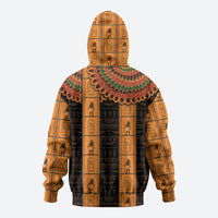 Egyptian God Horus Hoodie Ancient Mythology Falcon Hieroglyphic Patterns