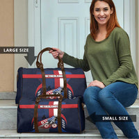 Netherlands Cycling Travel Bag Sporty Style Navy - Wonder Print Shop