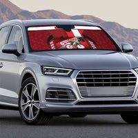 Denmark Cycling Auto Sun Shade Sporty Style Red - Wonder Print Shop