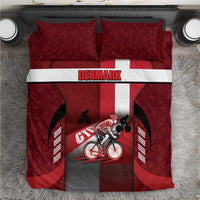 Denmark Cycling Bedding Set Sporty Style Red - Wonder Print Shop