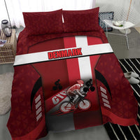 Denmark Cycling Bedding Set Sporty Style Red - Wonder Print Shop