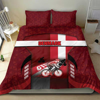 Denmark Cycling Bedding Set Sporty Style Red - Wonder Print Shop
