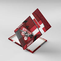 Denmark Cycling Canvas Wall Art Sporty Style Red - Wonder Print Shop