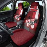 Denmark Cycling Car Seat Cover Sporty Style Red - Wonder Print Shop