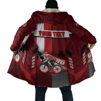 Personalized Denmark Cycling Cloak Sporty Style Red - Wonder Print Shop