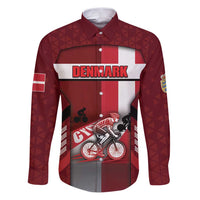 Personalized Denmark Cycling Family Matching Puletasi and Hawaiian Shirt Sporty Style Red - Wonder Print Shop